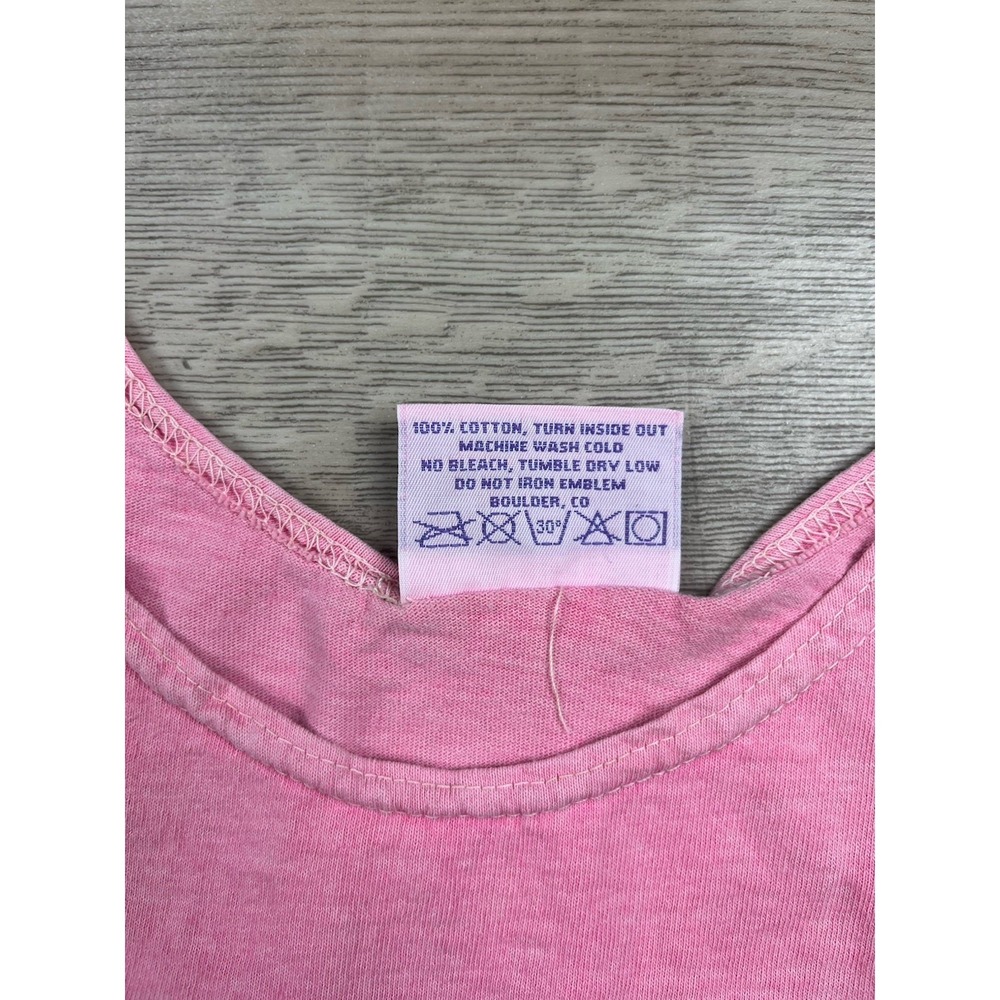 Vintage Fresh Produce Sleeveless Maxi Dress Size Large Pink Fish Graphic 90s - Picture 3 of 16